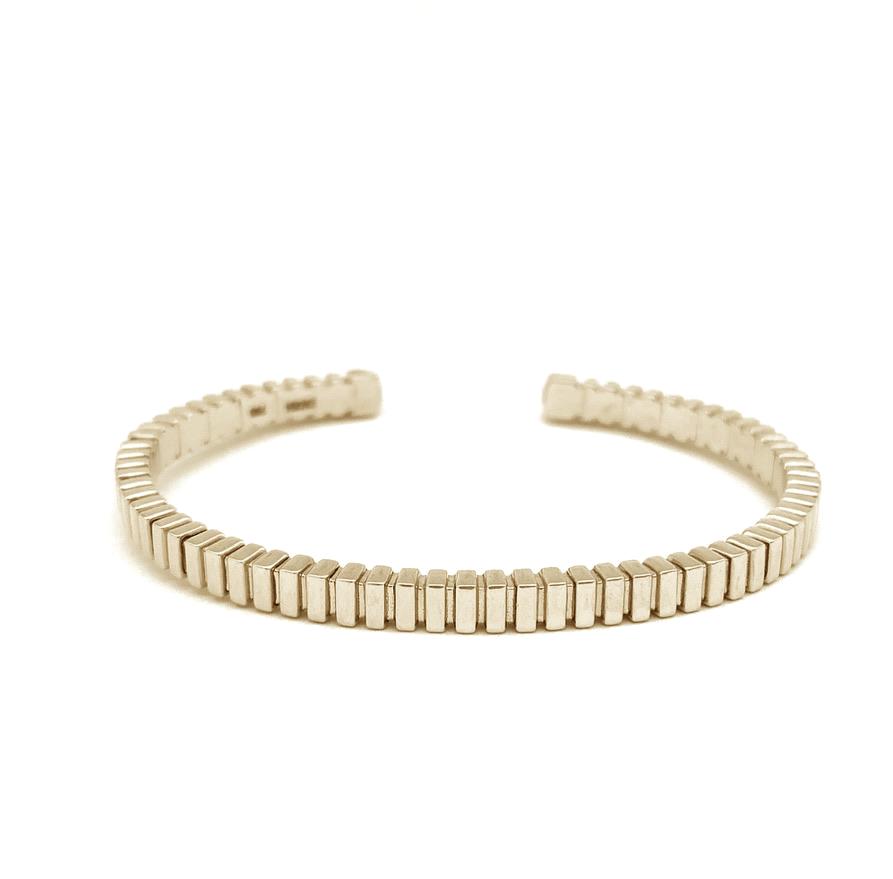 Pegasus Ribbed Gold Cuff