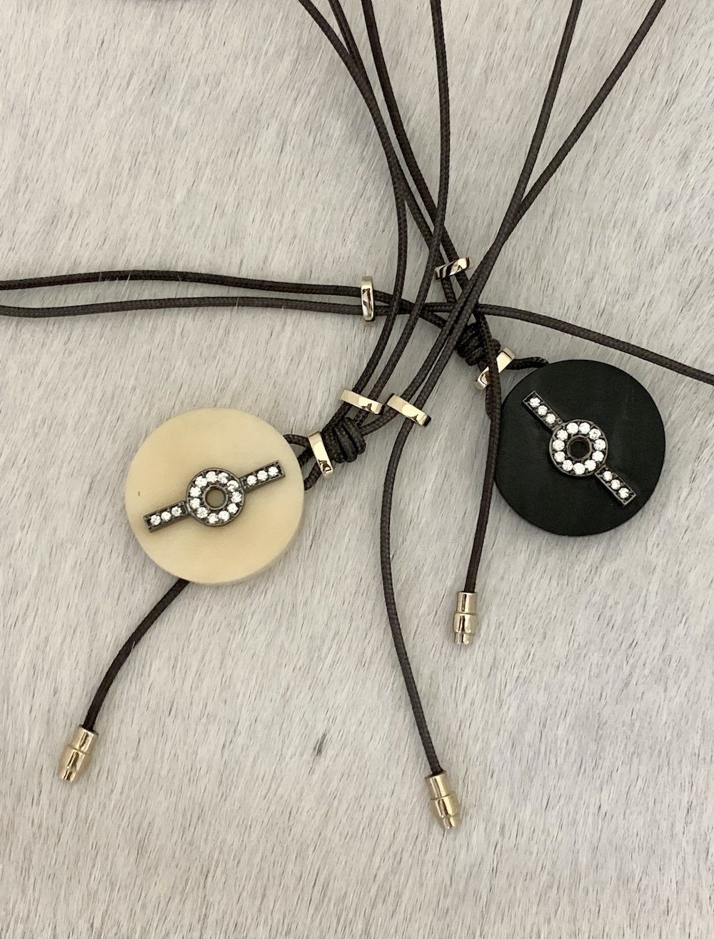 Pia Gold Horn Pendant ZADEH NY 