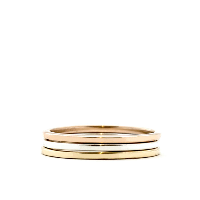 Pippa Stackable 18K Gold Band