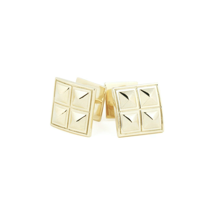 Whitney 18K Yellow Gold Pyramid Cufflinks