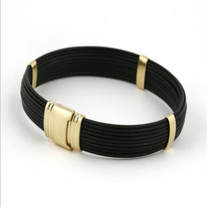 Ronan (straight) | yellow gold Zadeh NY Men's Large (19.5 cm) 
