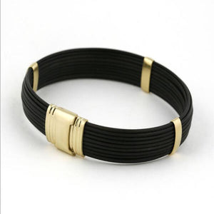 Ronan (straight) | yellow gold Zadeh NY Men's Large (19.5 cm) 