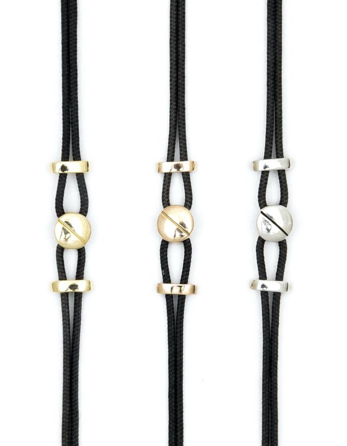 Screw bracelet gold