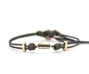 St Tropez cord bracelet yellow gold Bracelets ZADEH NY 